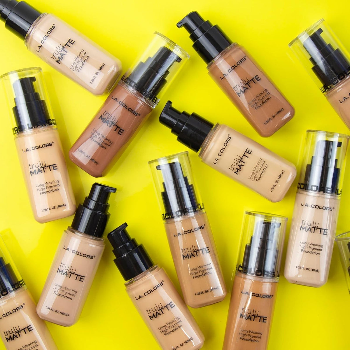 Matte Foundation with Warm Honey Shade - Long Wearing Liquid Makeup