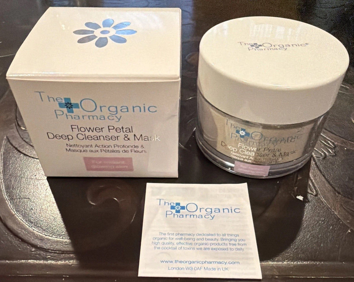 The Organic Pharmacy Flower Petal Deep Cleanser & Mask For Radiant