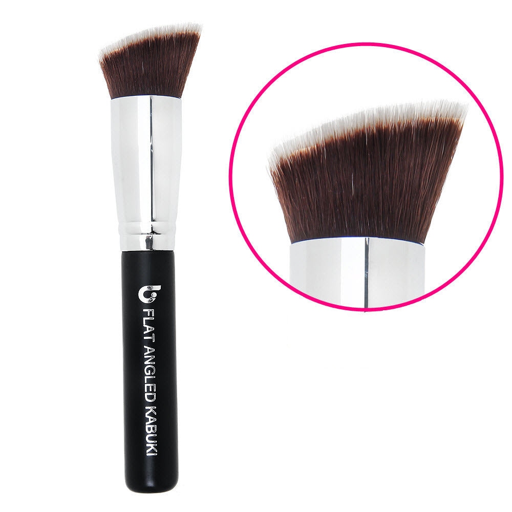 Flat Angled Kabuki Bronzer Makeup Brush - Blending & Contouring Tool