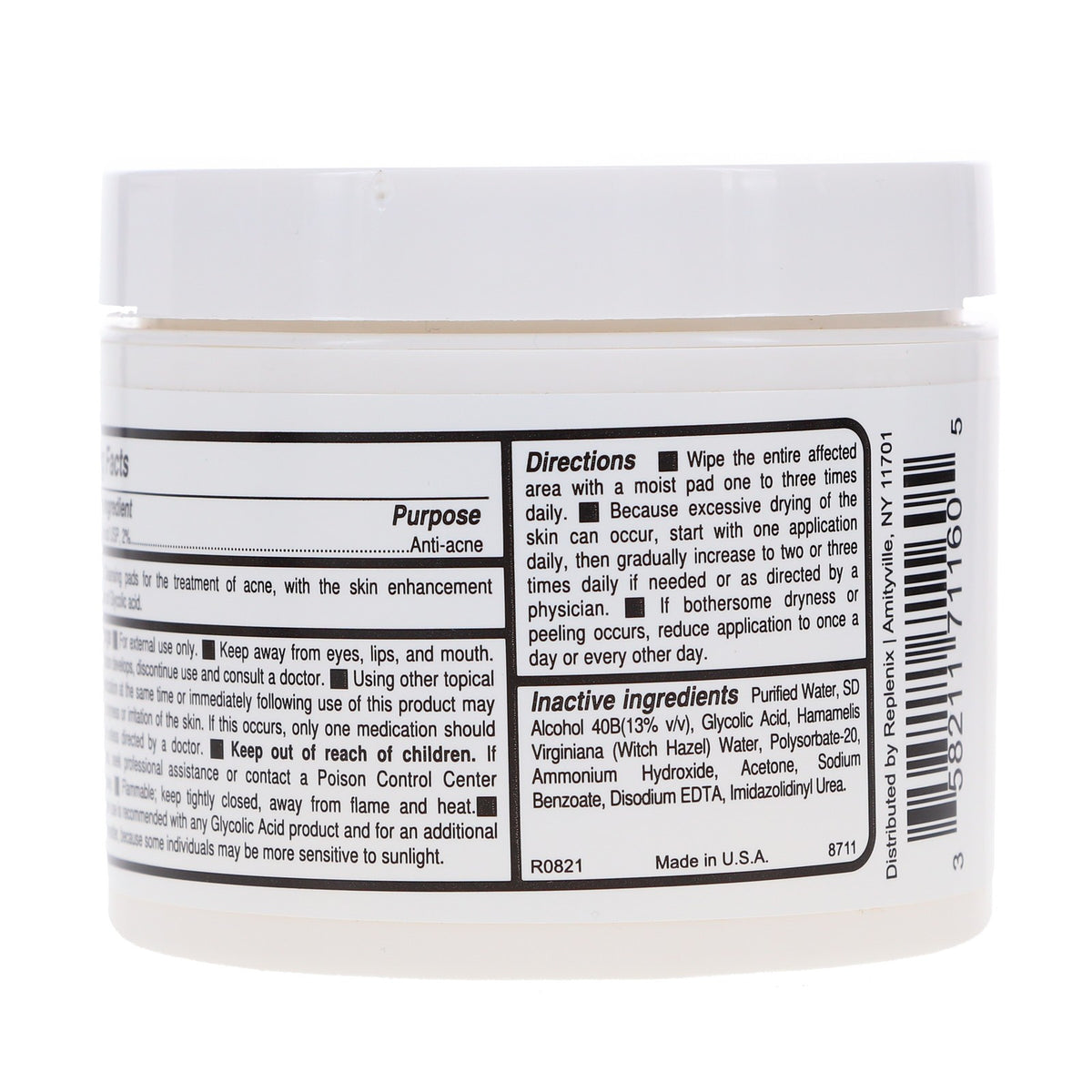 Gly-Sal 5-2 Clarifying Pads for Acne & Skin Care - 60 Count