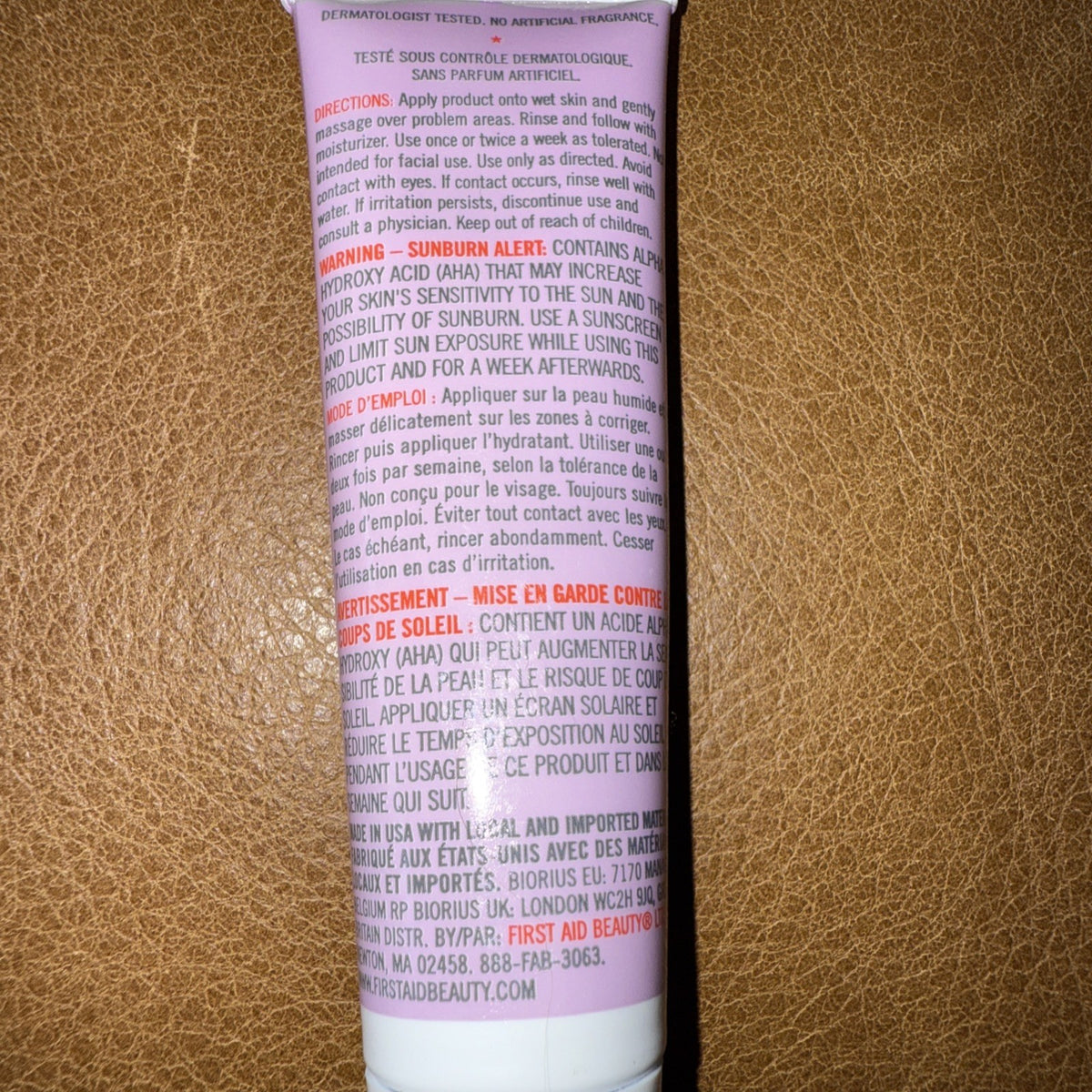 FAB FIRST AID BEAUTY KP BUMP ERASER BODY SCRUB - Travel Size (1oz