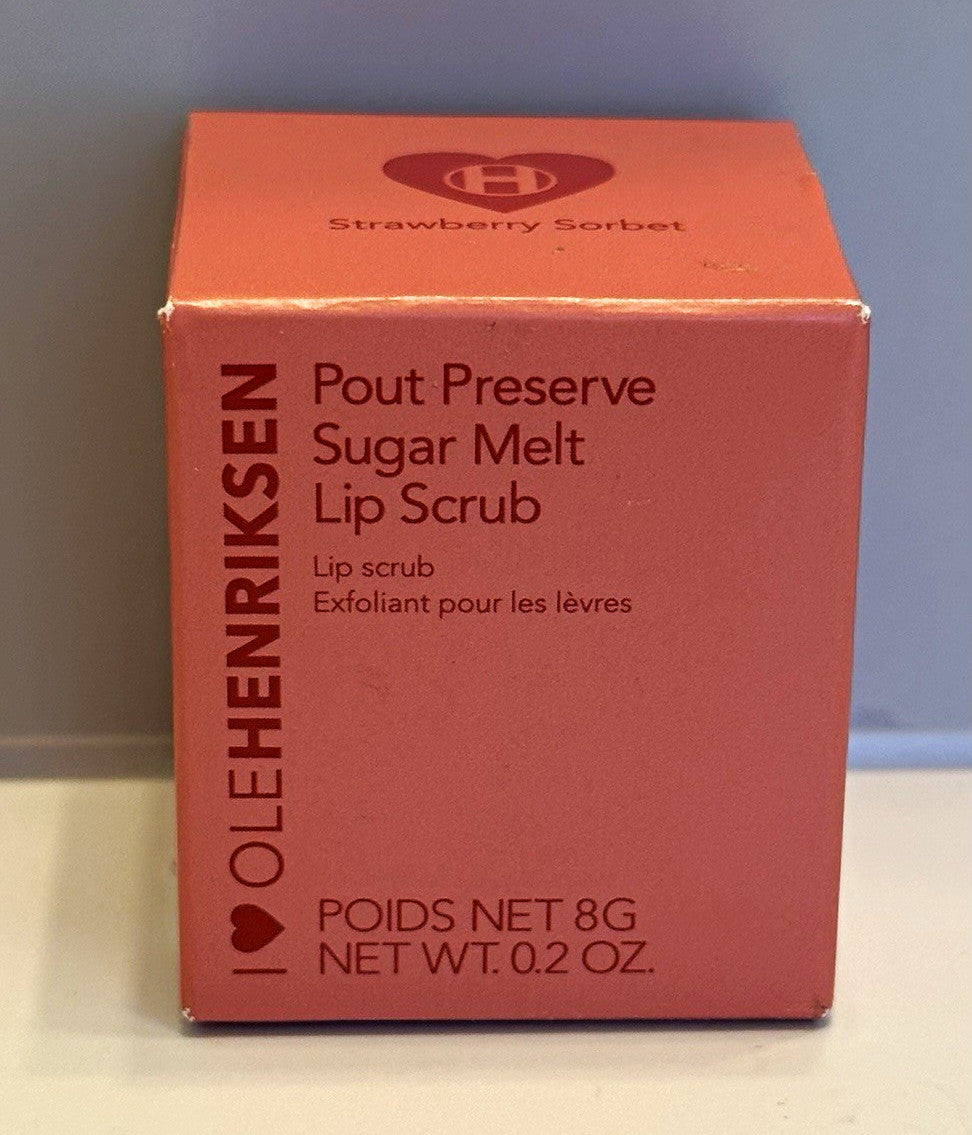Lip Scrub with Strawberry Sorbet Flavor - Mini 0.2oz