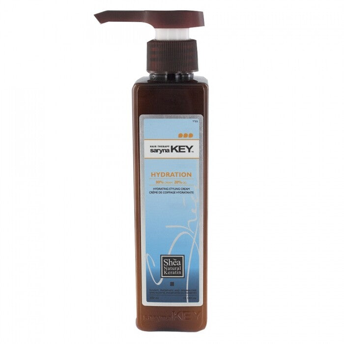 African Shea Hydration Curl Cream with Gel - 300ml Nourishing Hair Moisturizer