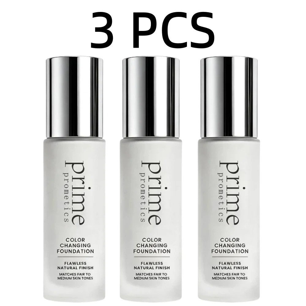 Color Changing Foundation for Mature Skin 30ml - Auto Shade, Hydrating & Brightening