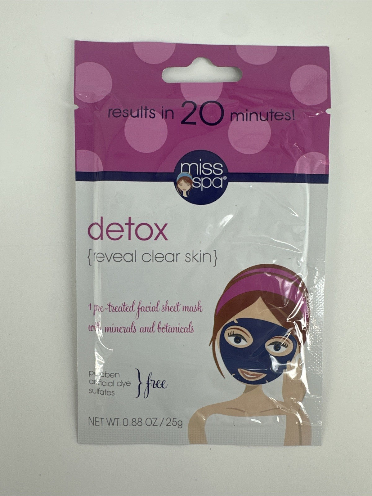 Detox Reveal Clear Skin Facial Sheet Mask - 10 Pack