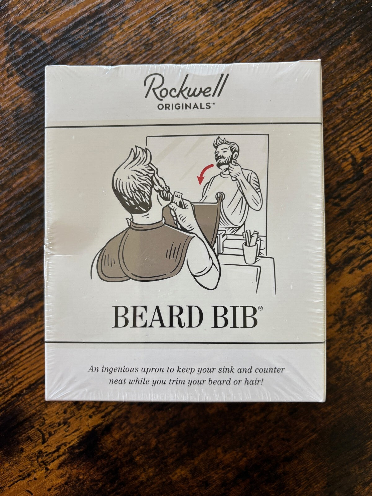 Beard Bib - Sealed Grooming Apron for Men’s Facial Hair Trimming