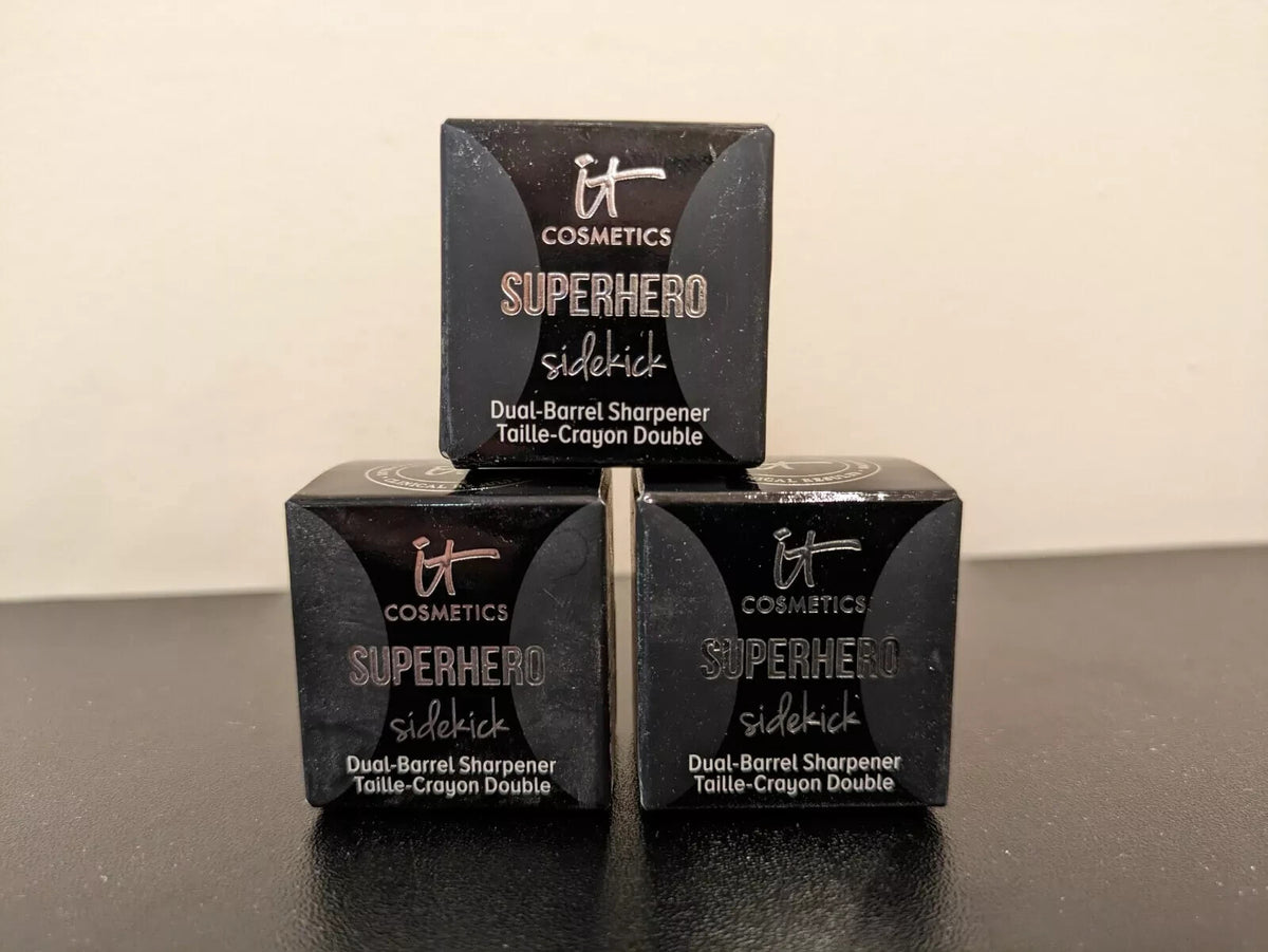 Dual-Barrel Makeup Pencil Sharpener for Eyeliners & Lip Pencils