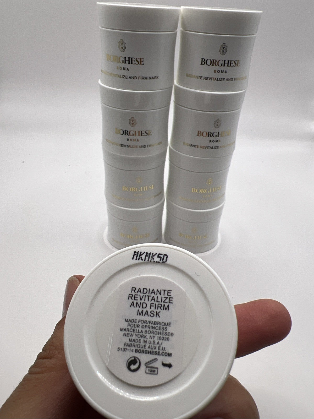 9-Pack Roma Radiante Revitalize & Firm Mask, 0.5 oz