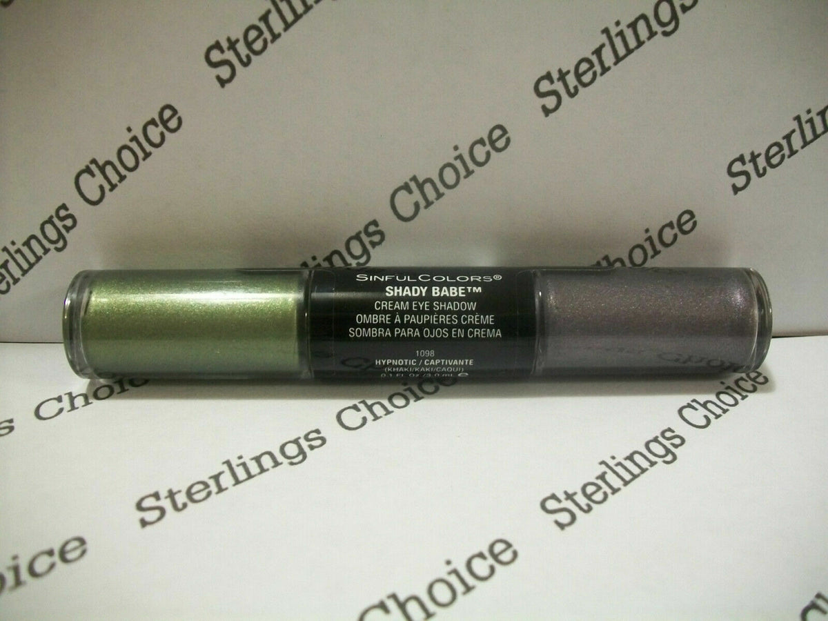 Cream Eyeshadow Duo Hypnotic Dazzling Metallic Shades - Dual Ended