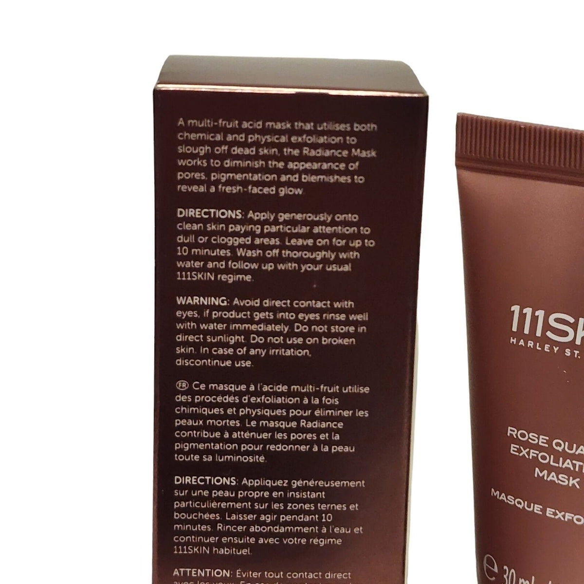 Rose Quartz Exfoliating Mask 30ml Travel Size