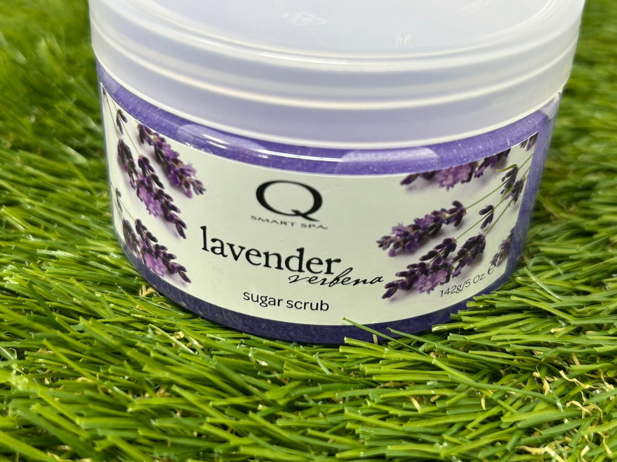 Lavender Verbena Sugar Scrub Set - 2 Jars, 5 oz Each, Spa-Style Aromatherapy