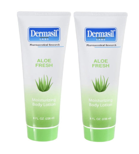 Dermasil Aloe Fresh Moisturizing Body Lotion - 2 Pack, 8oz
