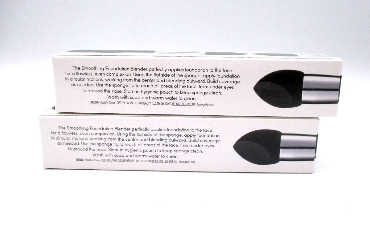Set of 2 Laura Geller Foundation Blender Brushes - Makeup Tools