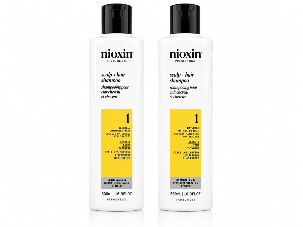 Nioxin System 1 Scalp + Hair Shampoo Duo 500ml