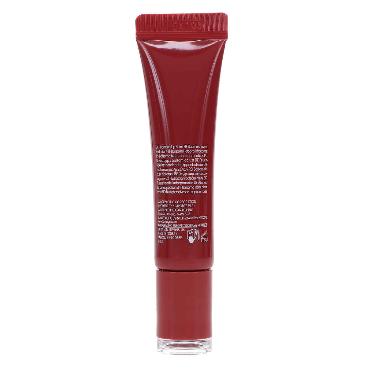 Lip Serum with Sheer Chocolate Tint and High-Gloss Finish - Hydrating Lip Gloss