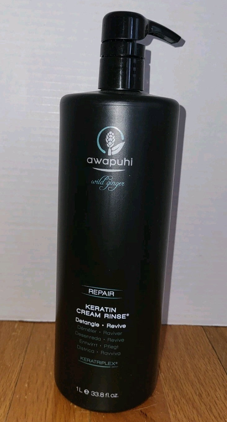Paul Mitchell Awapuhi Wild Ginger Keratin Hair Rinse 33.8 Oz - Discontinued