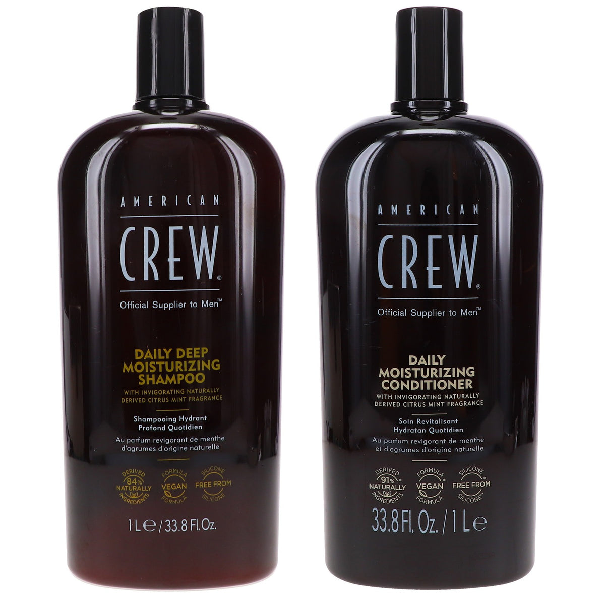 American Crew Deep Moisturizing Shampoo & Conditioner Set 33.8 oz Each