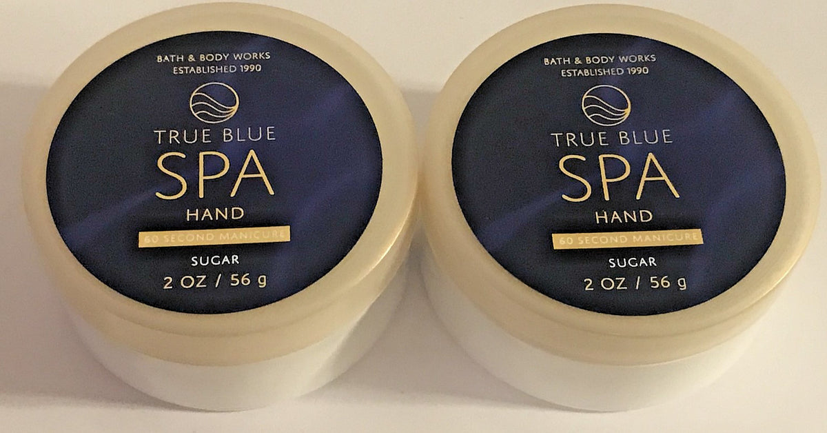 TRUE BLUE SPA HAND SUGAR SCRUB 60 SECOND MANICURE 2 OZ BATH BODY