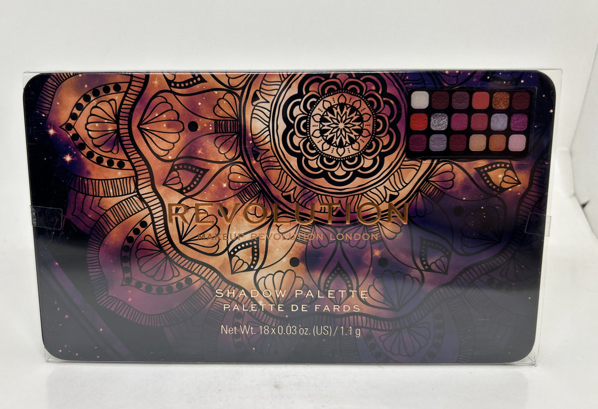 Makeup Revolution Flawless Eyeshadow Palette Spirituality 18 Shades - New