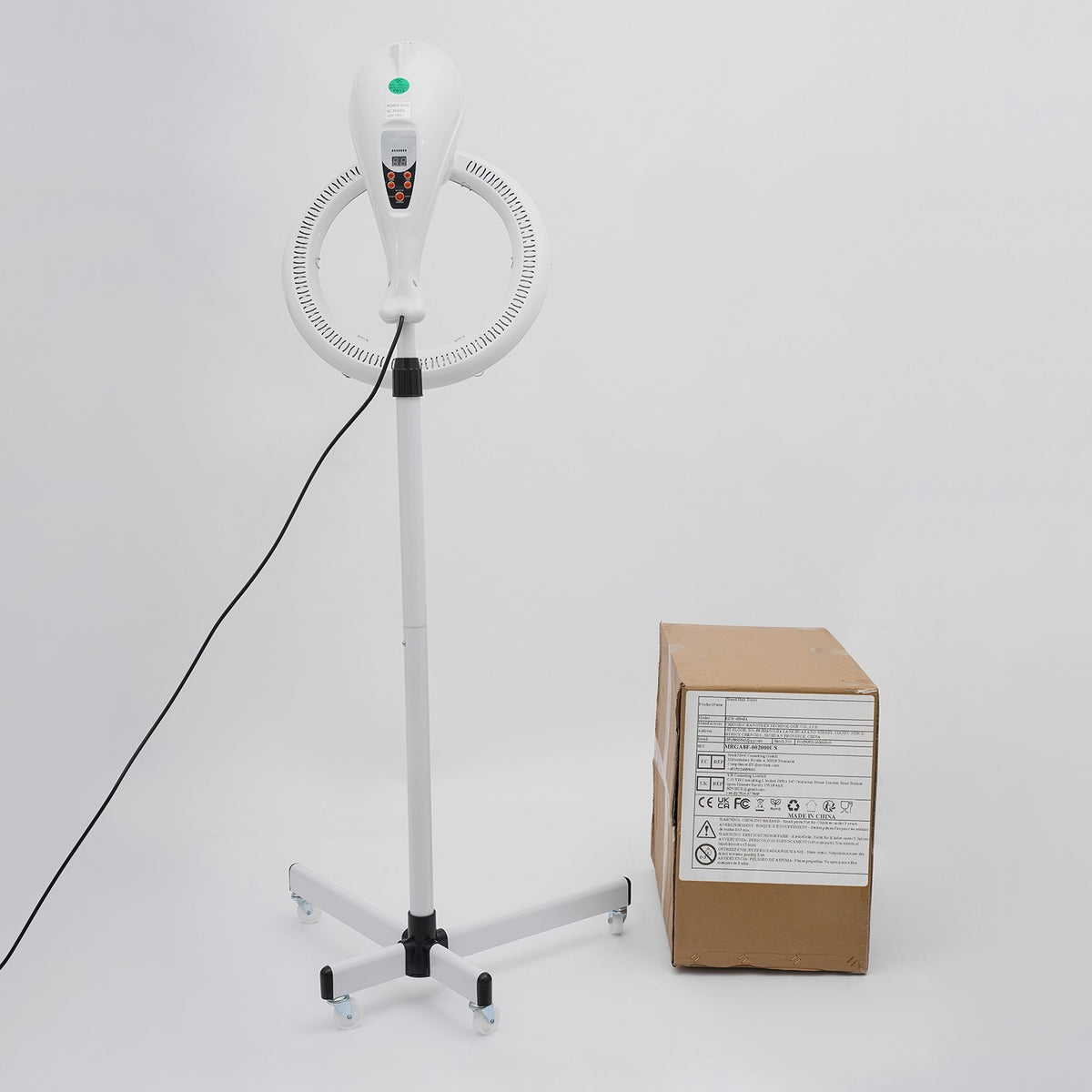 Adjustable Professional Stand Hair Dryer with Infrared Heating and Wheels