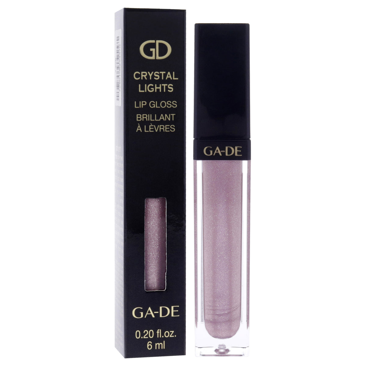 Crystal Lights Lip Gloss 520 Rose Diamond - Moisturizing High Shine Lip Color
