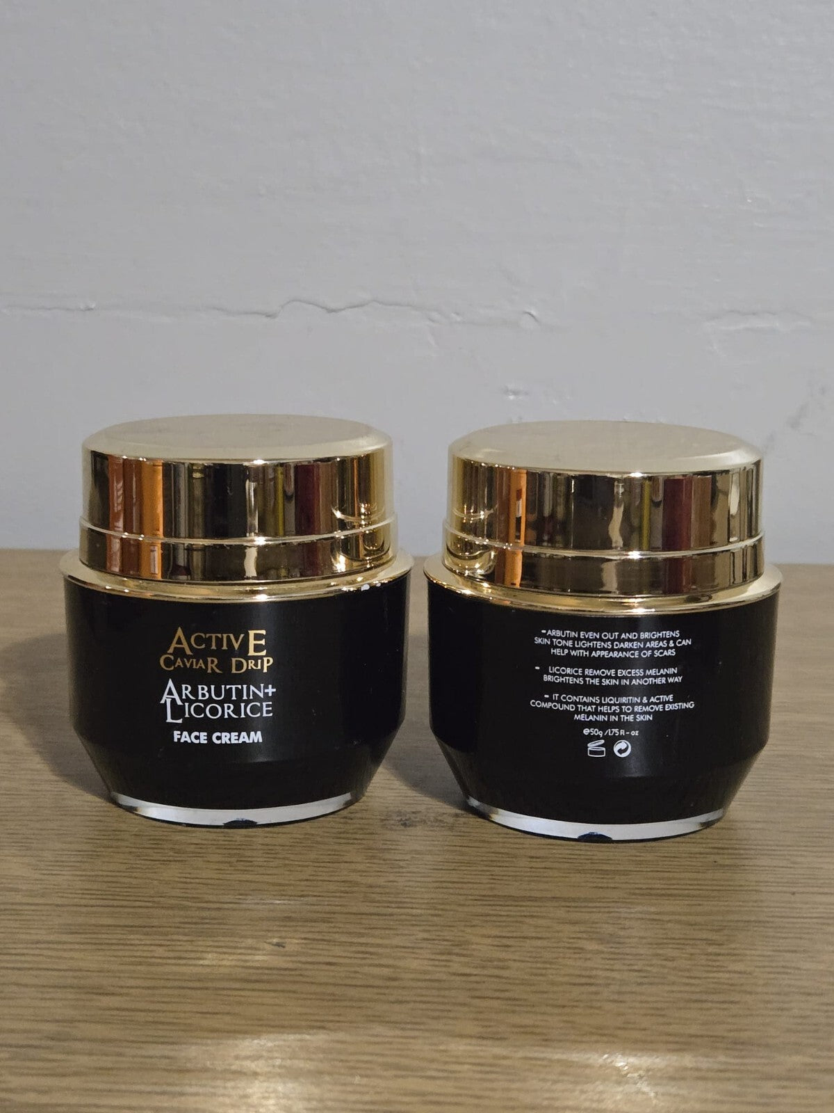 Whitening Face Cream with Arbutin & Licorice - 50g Skin Brightening Moisturizer