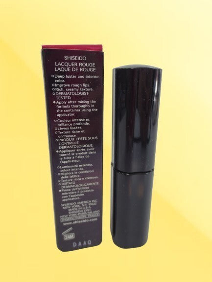 Shiseido Lacquer Rouge Lipstick GD817 0.2 oz Set of 2 - Red Lip Color