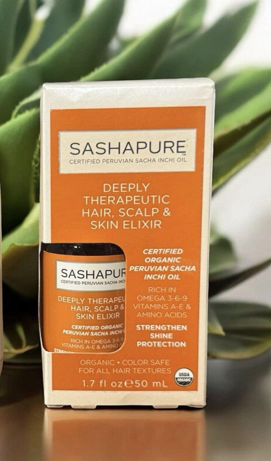 Therapeutic Hair, Scalp & Skin Elixir - Organic, 50ML | Nourishing & Hydrating