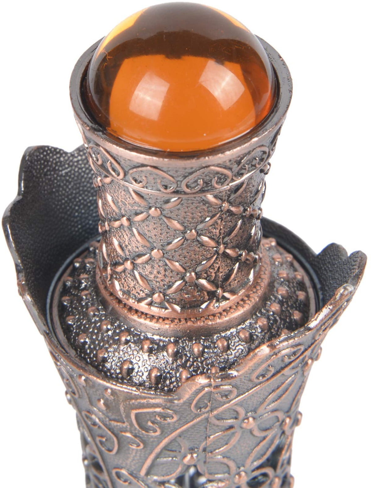 Vintage Refillable Essential Oil Dropper Bottle - 0.5 Ounce Bronze