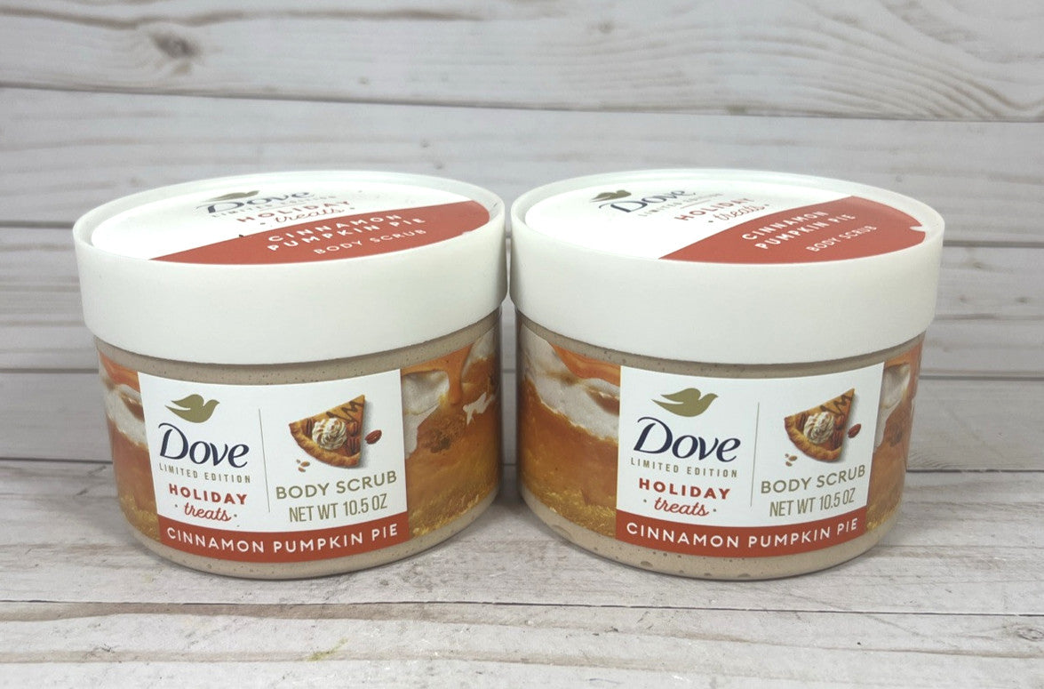 Dove Limited Edition Holiday Treats CINNAMON PUMPKIN PIE Body Scrub