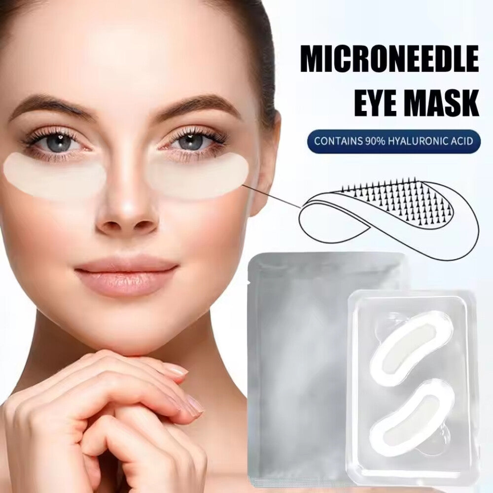 Hyaluronic Acid Microneedle Eye Patches Anti-Aging Dark Circles Fine Lines Moisturizer