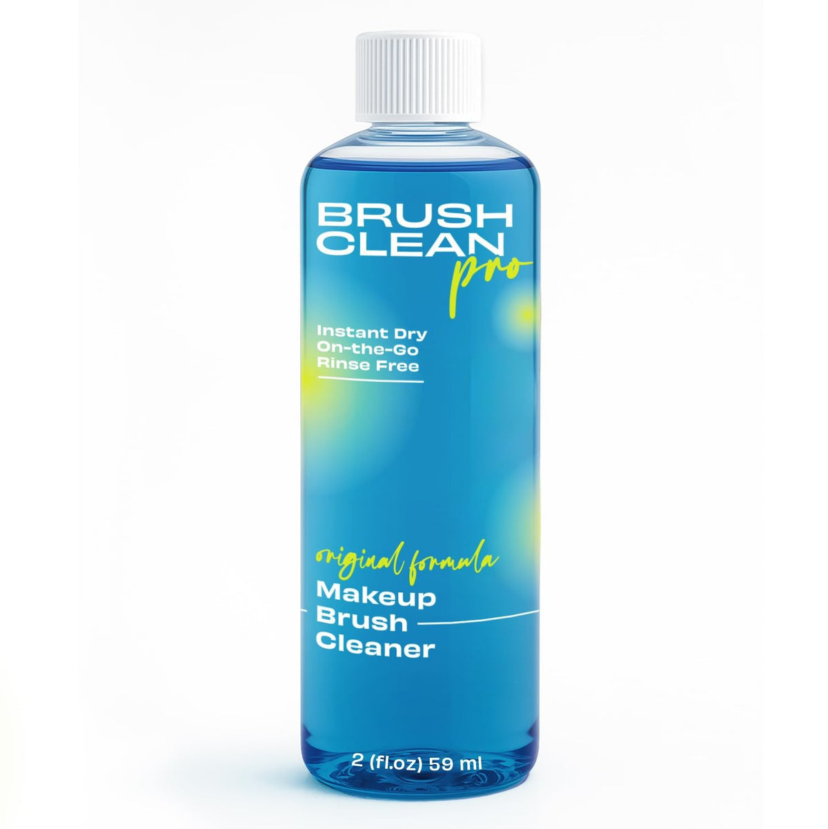 Makeup Brush Cleaner Rinse-Free Waterproof 2oz - Quick Dry Professional Formula