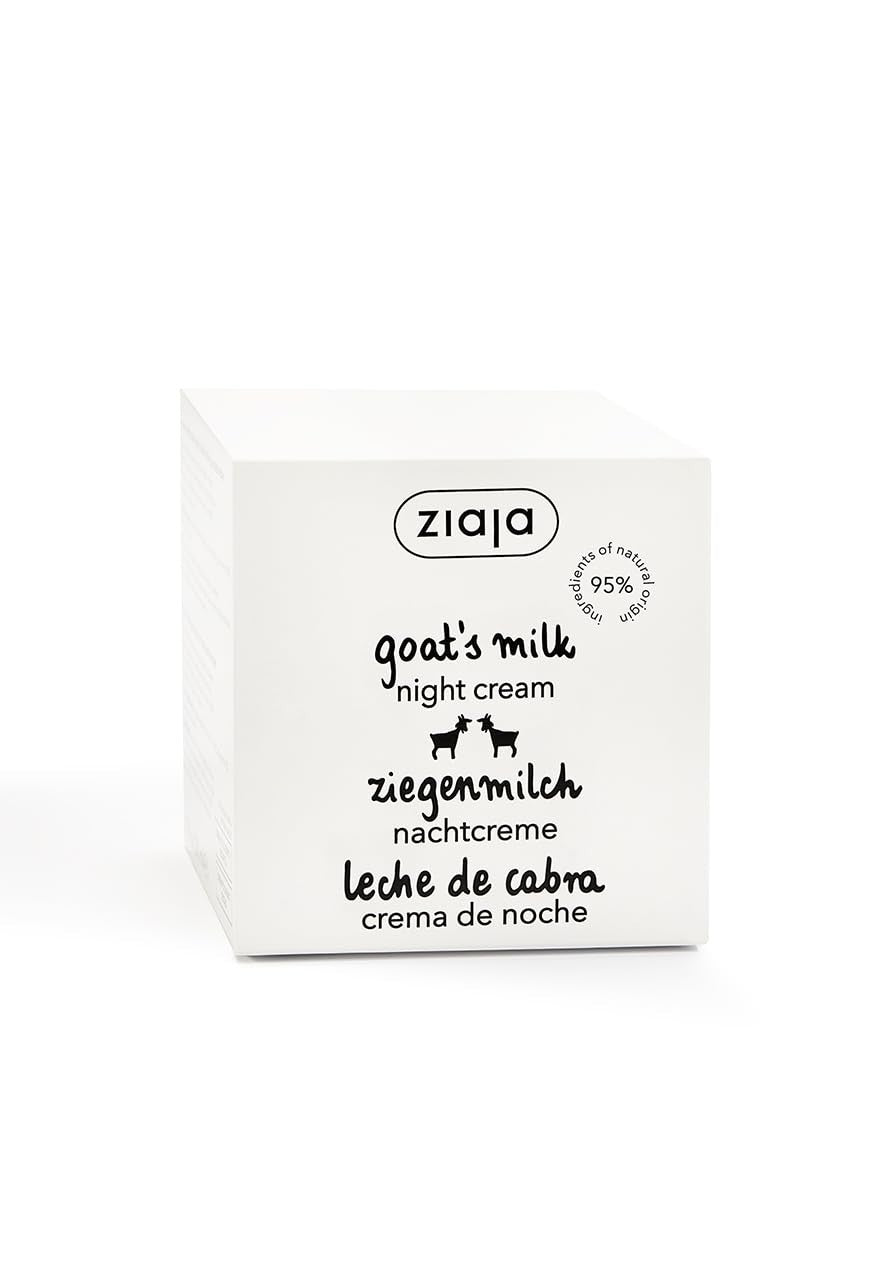 Goat's Milk Night Face Cream - Anti-Aging Hydrating Skincare for All Skin Types