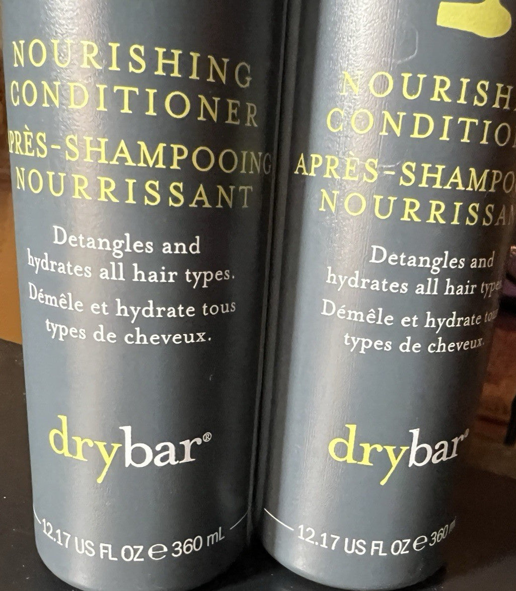 Lot of 2 Nourishing Hair Conditioners - Drybar 12.17oz for ALOFT Hotels