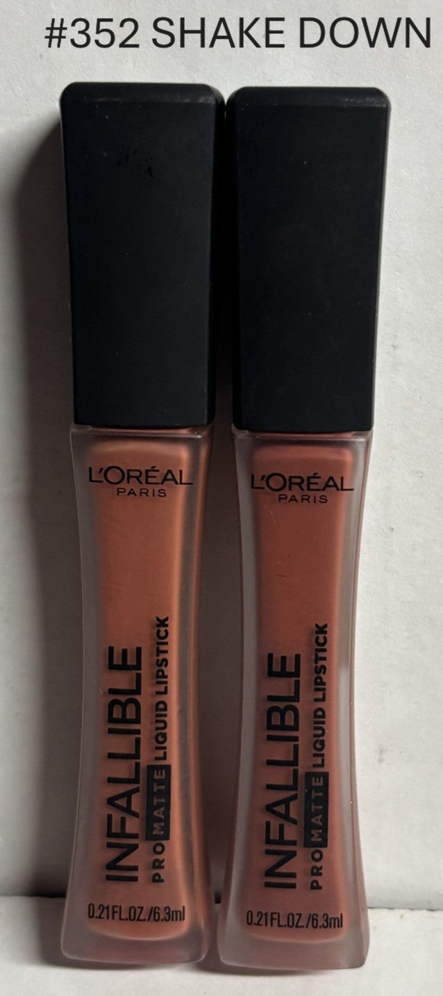 2 Pack Liquid Lipstick Set - Matte Lip Color Shades for All Styles