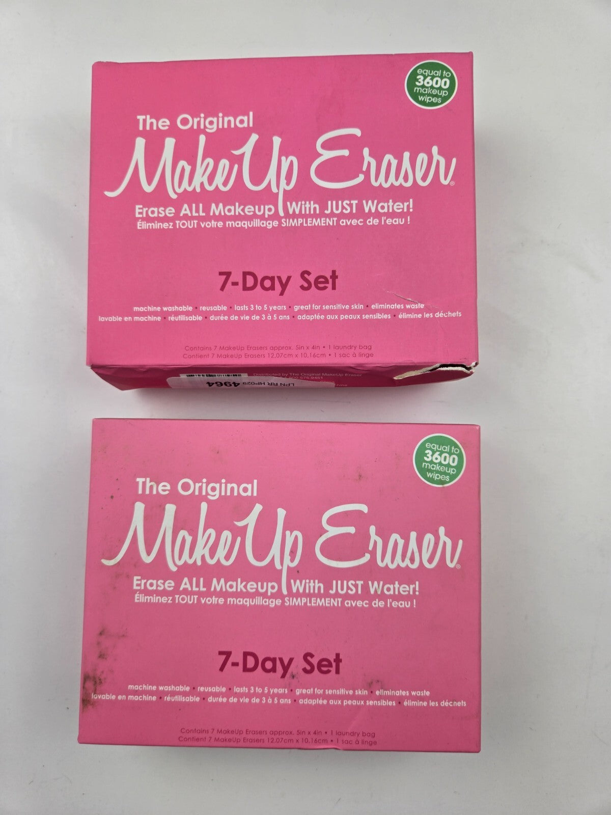 MakeUp Eraser Original Makeup Remover Towels - 2 Pack, 14 Erasers, Water Only