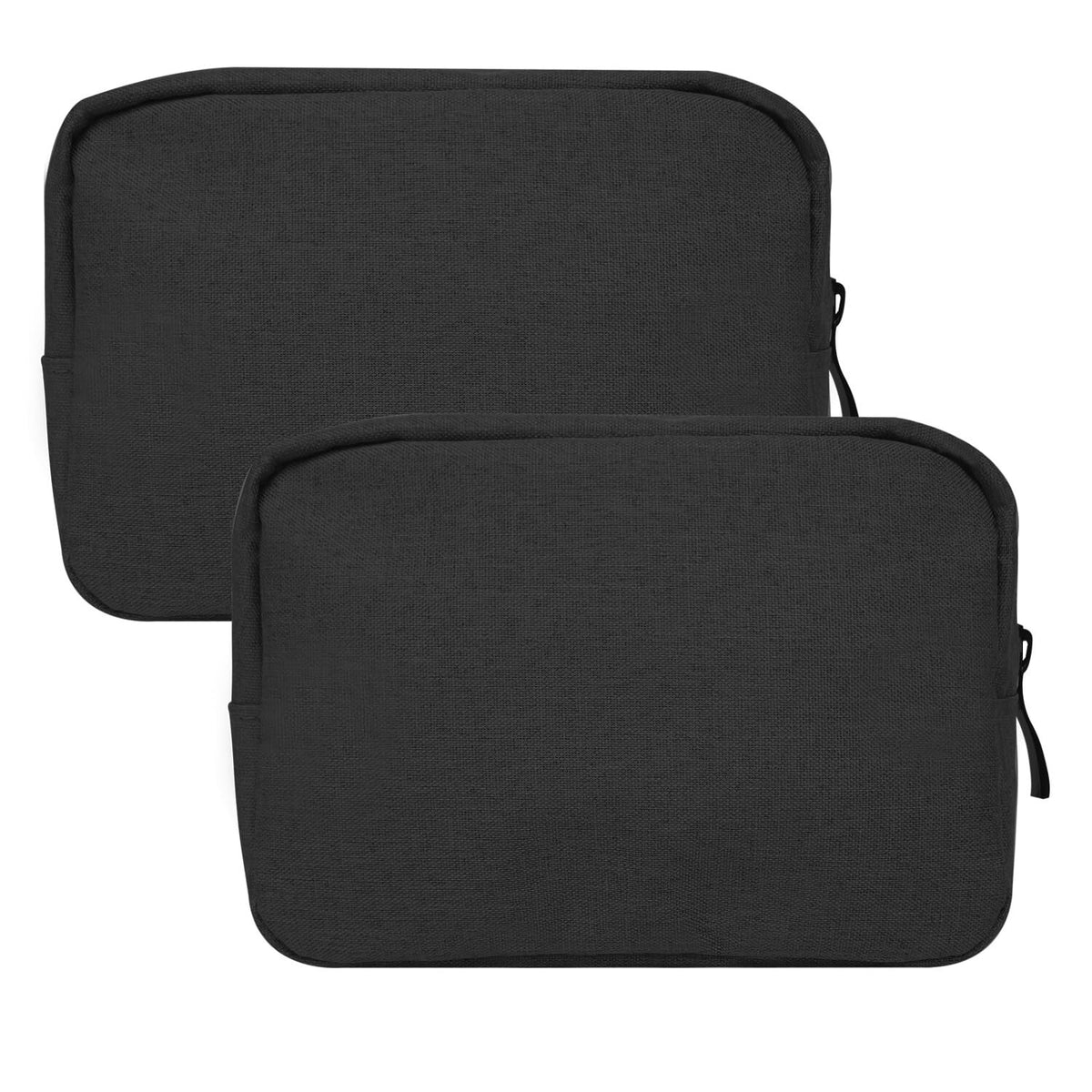 Waterproof Nylon Travel Toiletry Cosmetic Bag & Organizer - 2 Pack