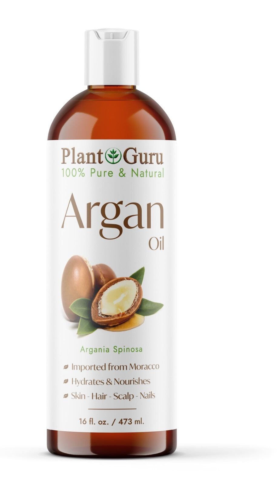 Pure Moroccan Argan Oil for Hair and Skin - Unrefined Cold Pressed Natural Oil