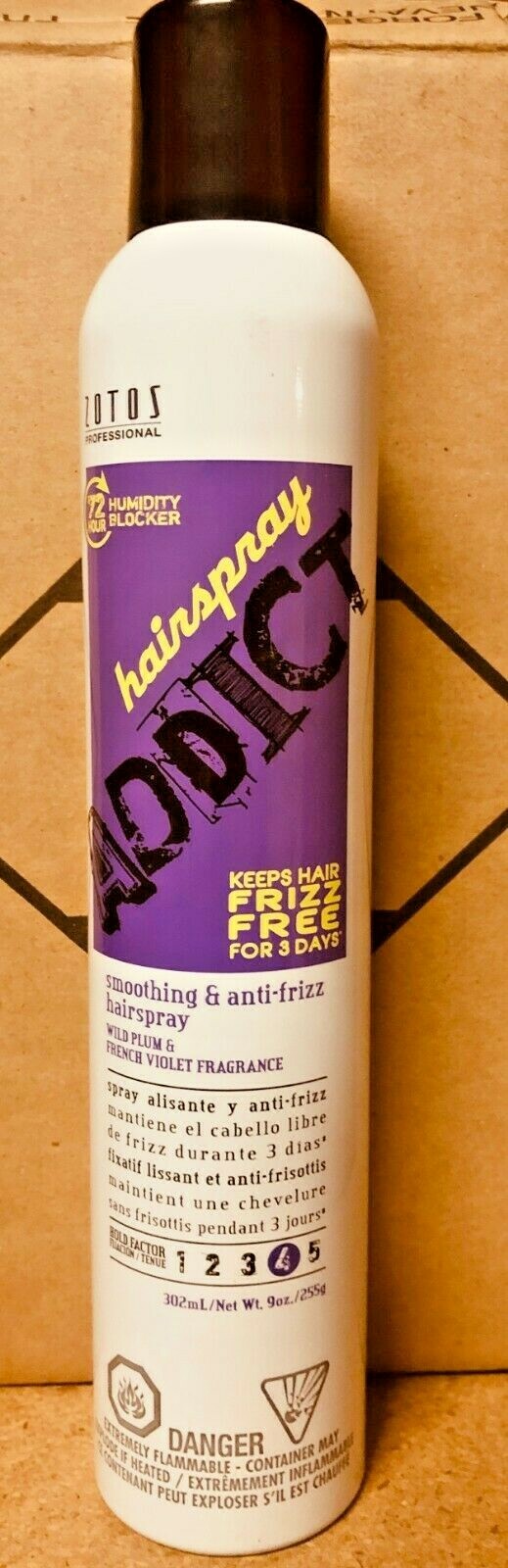 Anti-Frizz Hair Spray with Wild Plum & Violet Fragrance - 9 oz