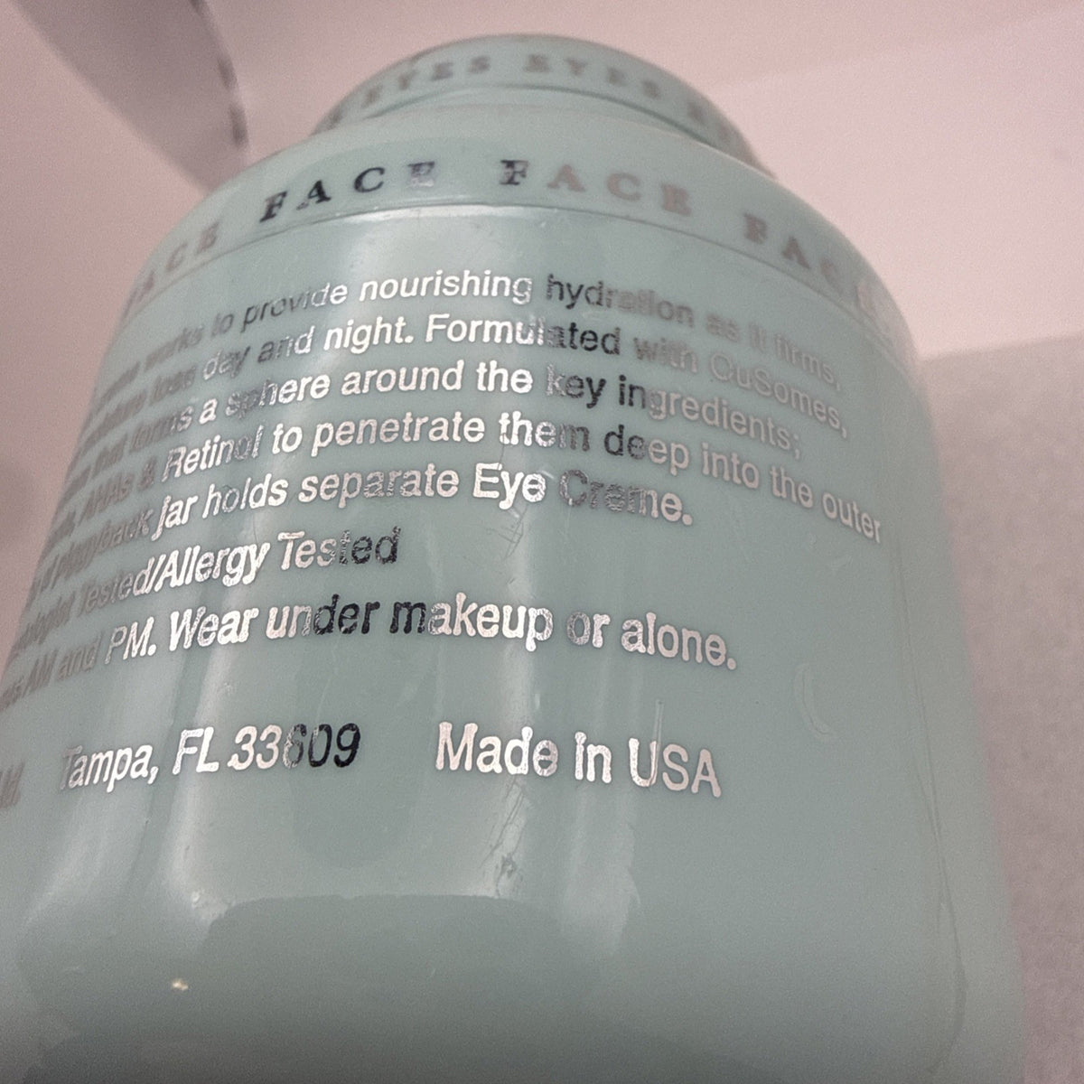 Face and Eye Moisturizer Cream - Advanced Formula, 4.5 oz