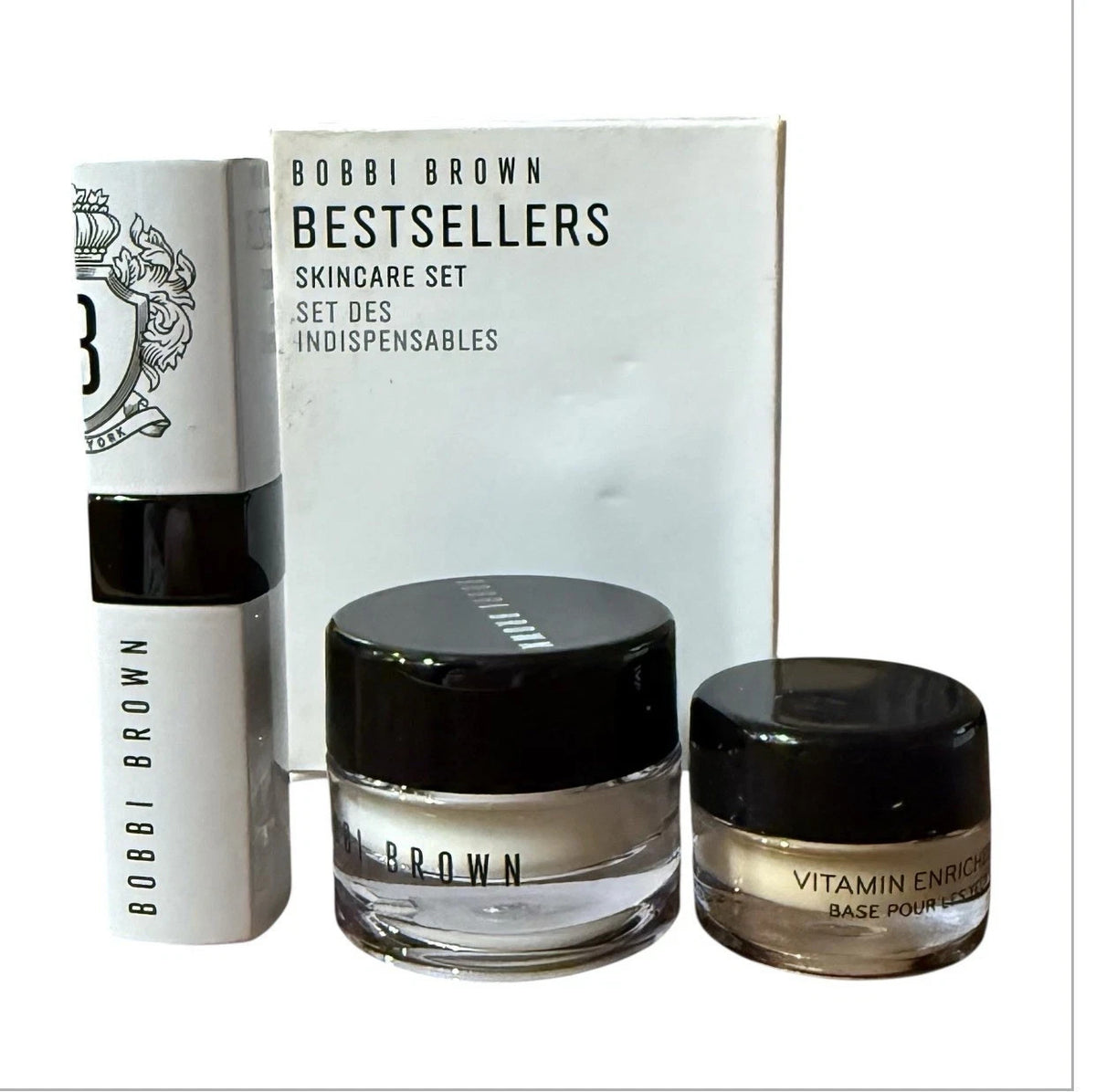 Bobbi Brown Bestsellers 3-Piece Skincare Set Face Base Lip Tint Eye Base