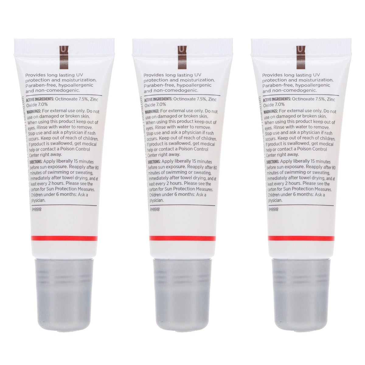Lip Balm Set SPF 36 Broad Spectrum 0.28 oz 3 Pack - Hydrating & Protecting