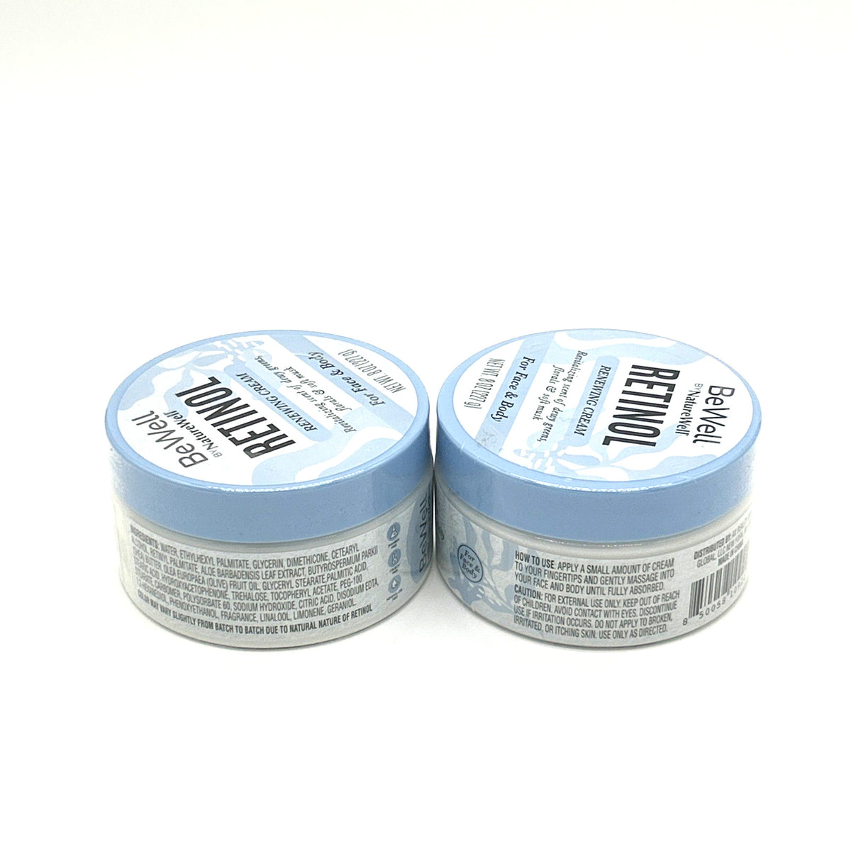 Retinol Anti-Aging Face & Body Cream 2-Pack - Hydrating & Firming Moisturizer