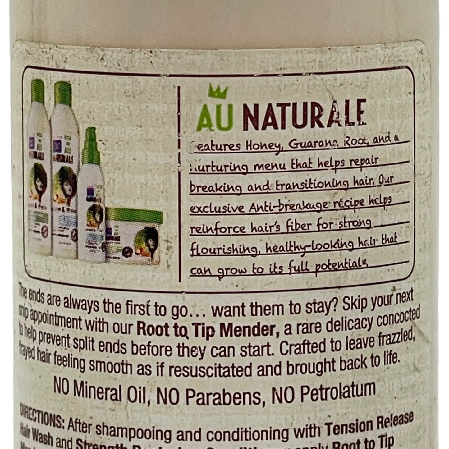 Anti Breakage Hair Treatment for Dry Hair - 3 Pack 4oz Root to Tip Mender