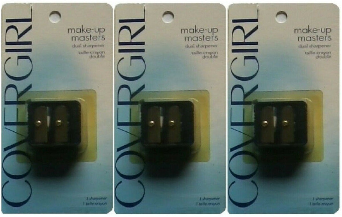 Makeup Masters Eye & Lip Pencil Sharpener – Original Dual Sharpener (2 Pack)