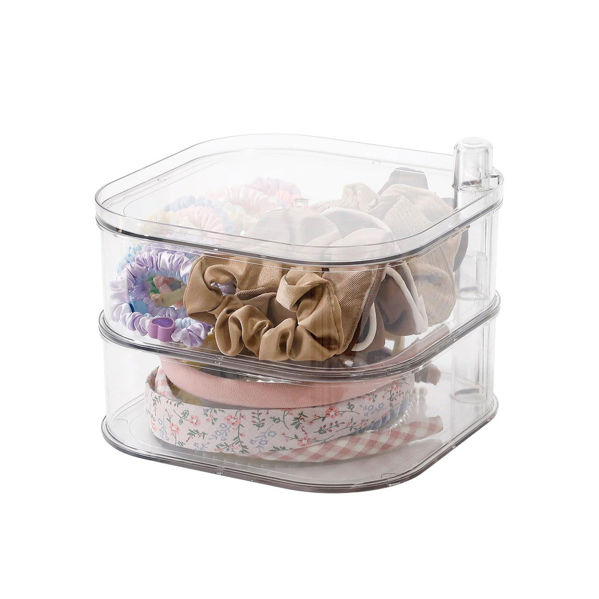 Large Rotating Hair Accessories Organizer for Girls & Women