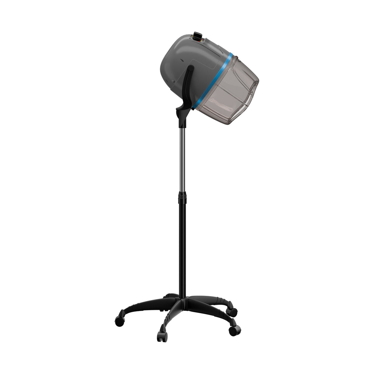 1300W Floor Standing Bonnet Hair Dryer, Rolling Salon Hood Gray