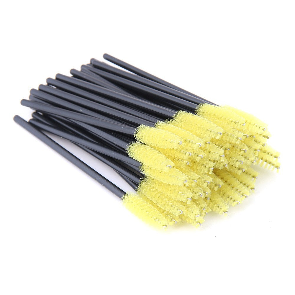 Disposable Eyelash & Eyebrow Makeup Brush Wands Set - Spiral Lash Applicators