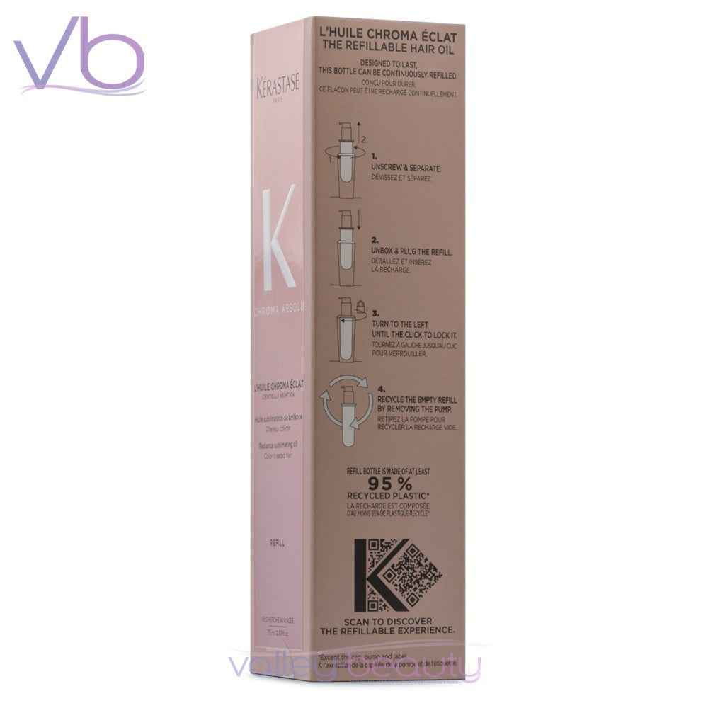 Radiance-Enhancing Hair Oil Refill for Color-Treated Hair - 75ml