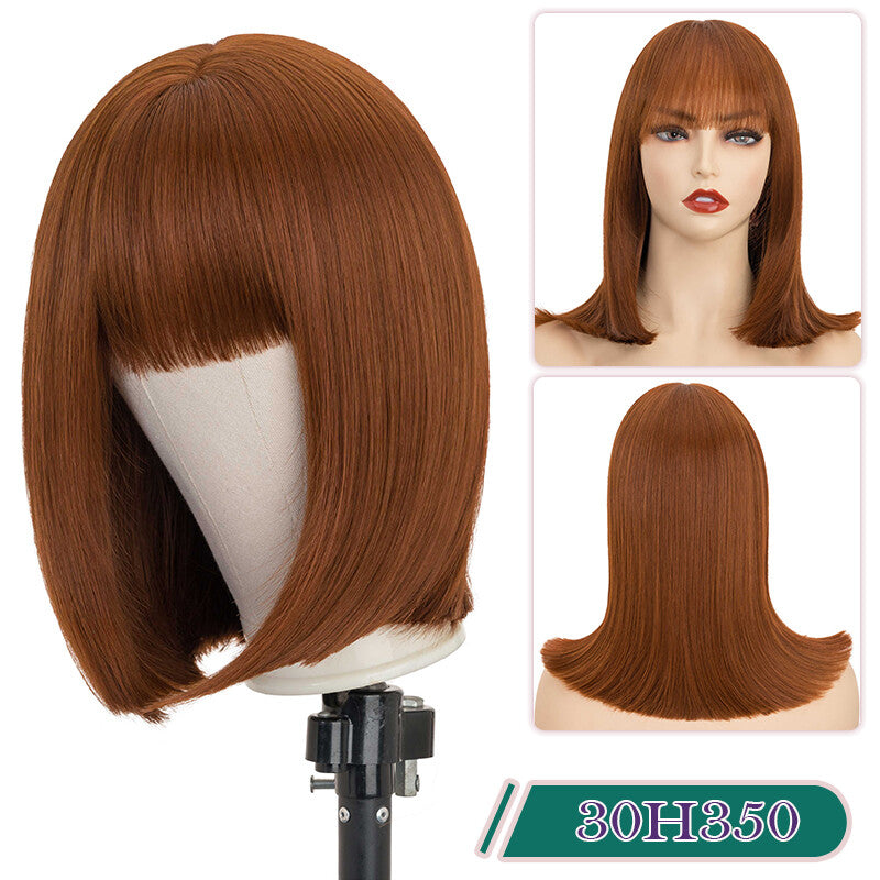 Long Ombre Wigs - Heat Resistant Synthetic Hair, Thick Full Wigs